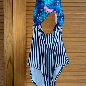 Cut-Out One Piece Swim Suit